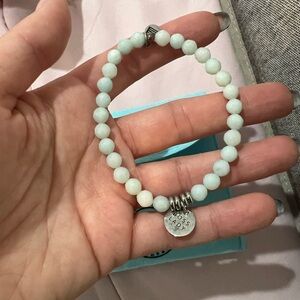 T. Jazelle Beaded Bracelet with Silver Tag